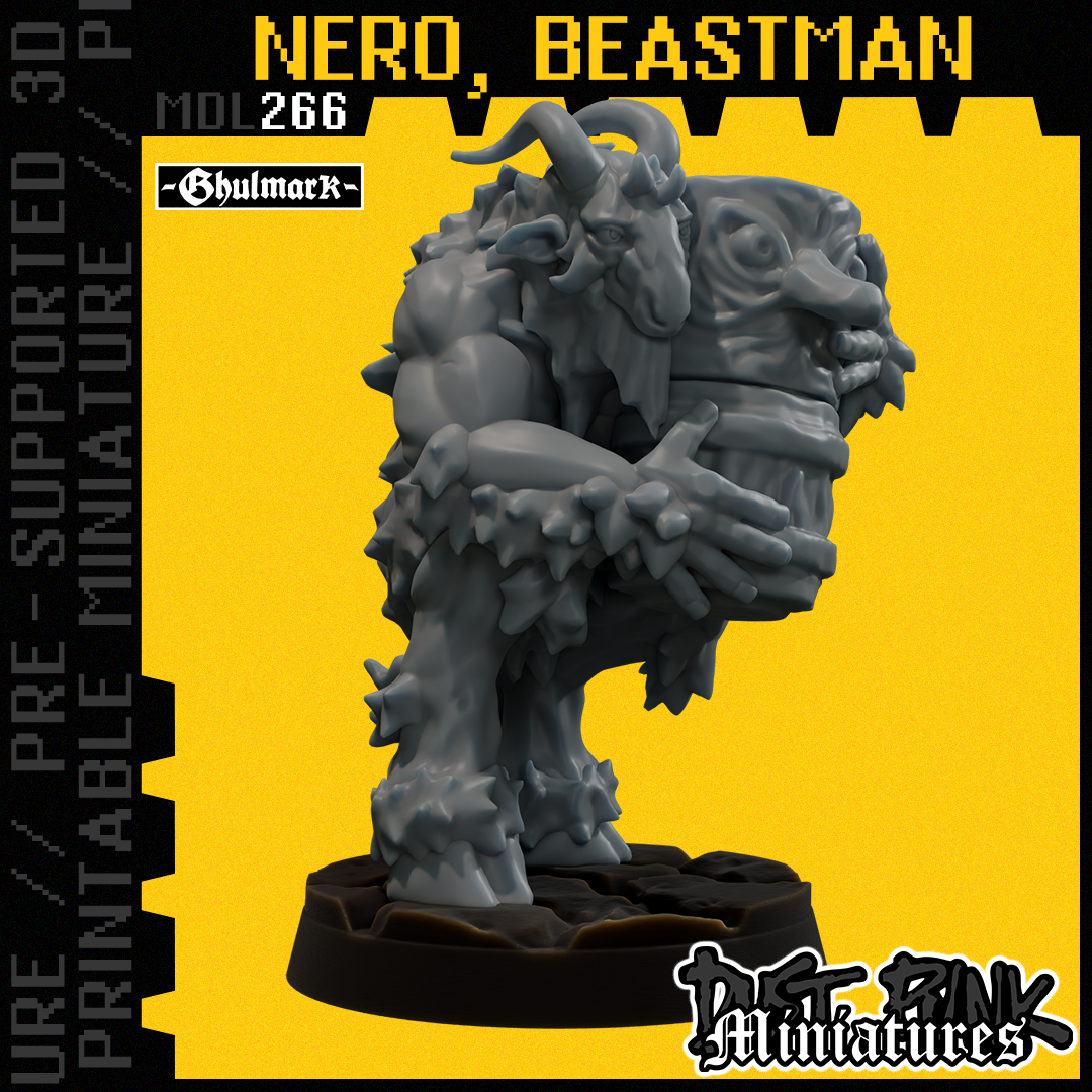 MDL266 NERO, BEASTMAN [PRE-SUPPORTED]